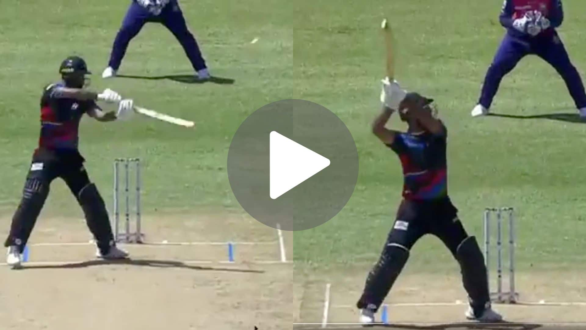 [Watch] Fakhar Zaman Hits A Tendulkar-Like Six To Stun Former RR Star In CPL 2024